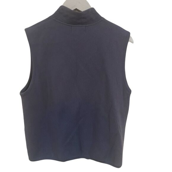 Wool rich medium 100% wool vest full zip up blue - Picture 5 of 5